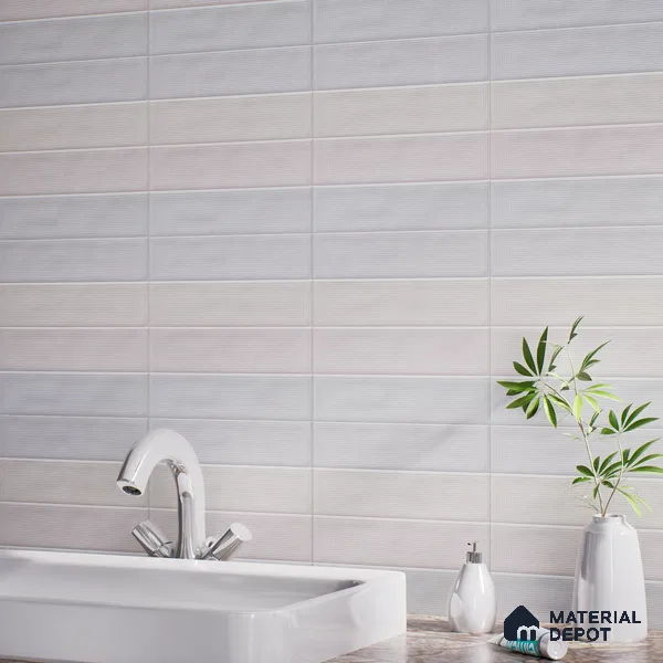 Faux Subway  Tile TL 07257 Sintra 4001 Granula 1 ft x 1 ft Ceramic Matte Finish - 9 mm  | 2 mm Spacer is Mandatory | Please Expect a Slight Variation of Pattern (Sample)